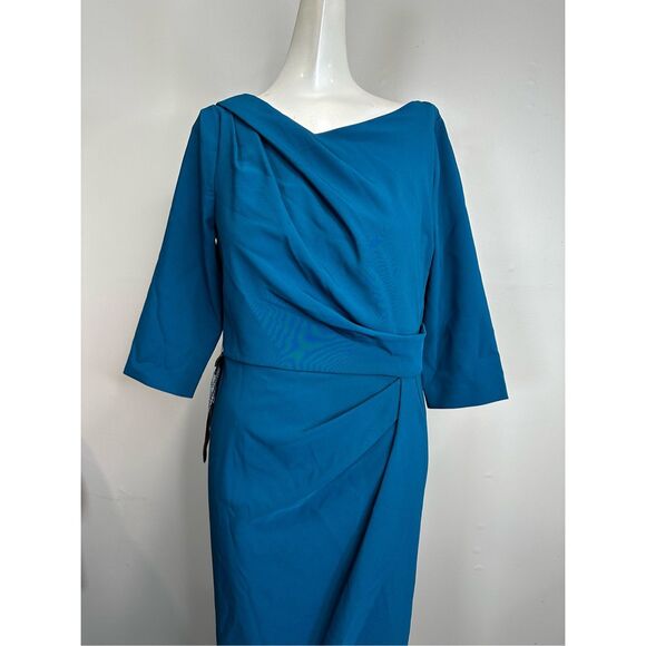 NWT KAY UNGER MARGERITE COLUMN GOWN SIZE 4 $318 - Picture 4 of 8